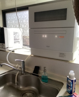 パナソニック　卓上型食器洗い乾燥機　NP-TZ500-W-KJ 施工後