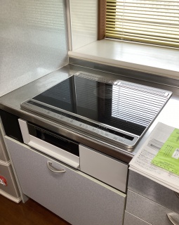 パナソニック　IHクッキングヒーター　KZ-L32AS 施工後