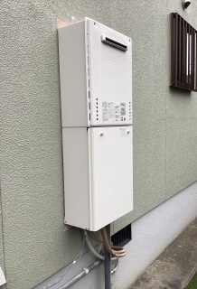 ノーリツ　ガス給湯器　GT-2470SAW-1-BL-13A-20A 施工後
