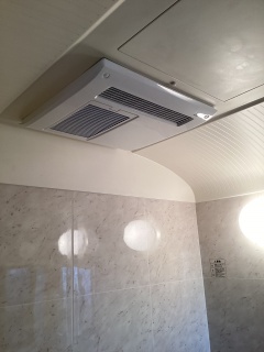 三菱電機　浴室換気乾燥暖房器　V-122BZ5 施工後