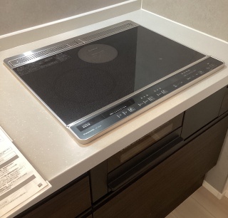 パナソニック　IHクッキングヒーター　KZ-L32AK 施工後