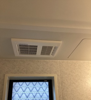 マックス　浴室換気乾燥暖房器　BS-161H-2-KJ 施工後