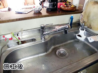 三菱レイヨン　浄水器内蔵キッチン水栓　F404
