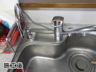 TOTO  キッチン水栓　TKGG31EH + 三菱レイヨン 浄水器　A501ZCB