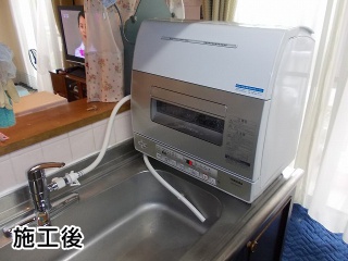 TOTO キッチン水栓 TKJ33C3R 東芝 卓上食洗機 DWS-600D-C パナソニック